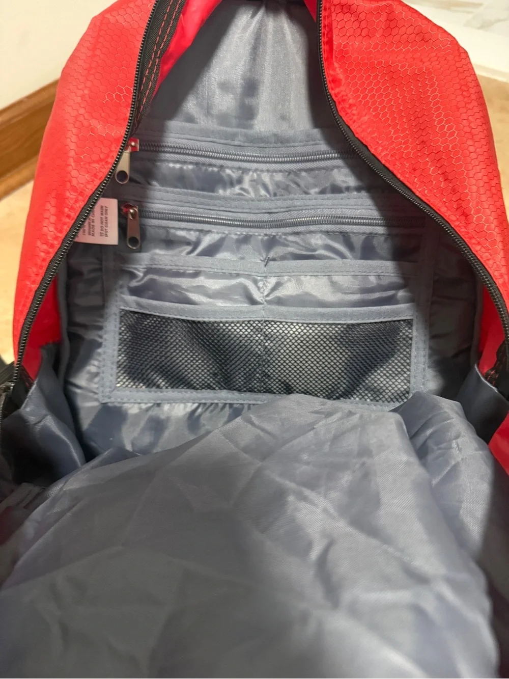 Red and Black Soccer Backpack